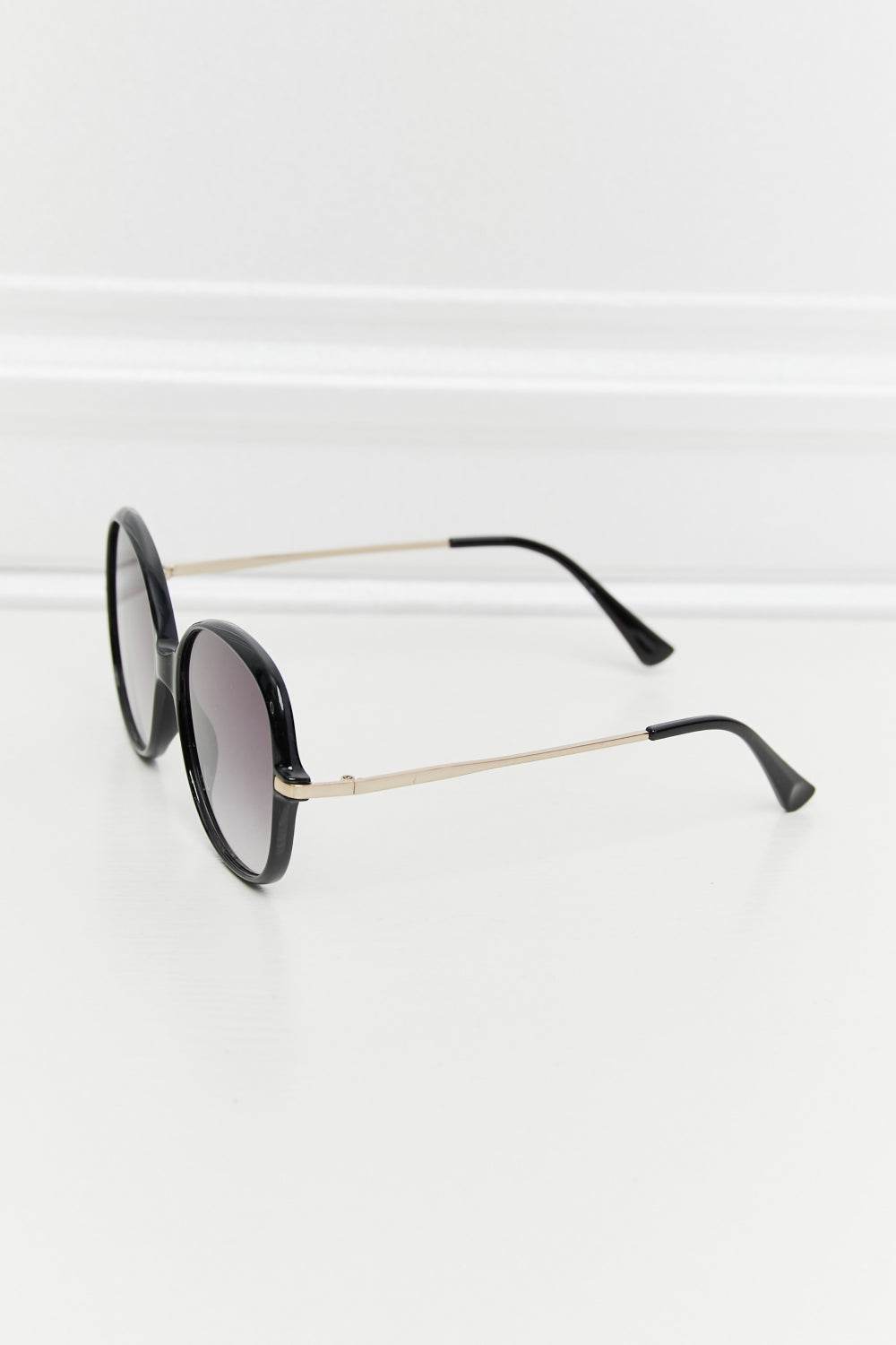 Metal-Plastic Hybrid Full Rim Sunglasses - Delanoir