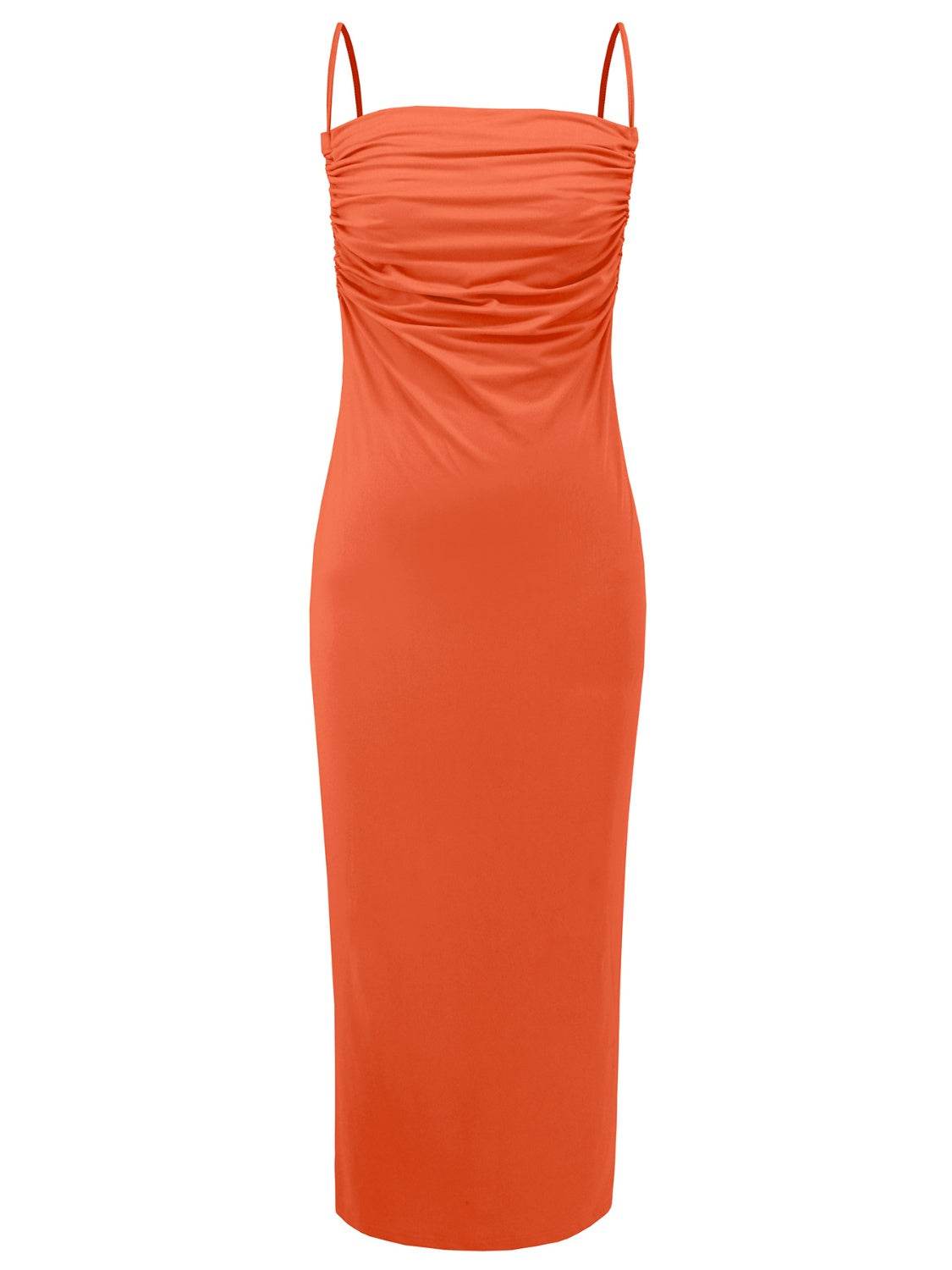 Backless Cowl Neck Sleeveless Cami Dress - Delanoir