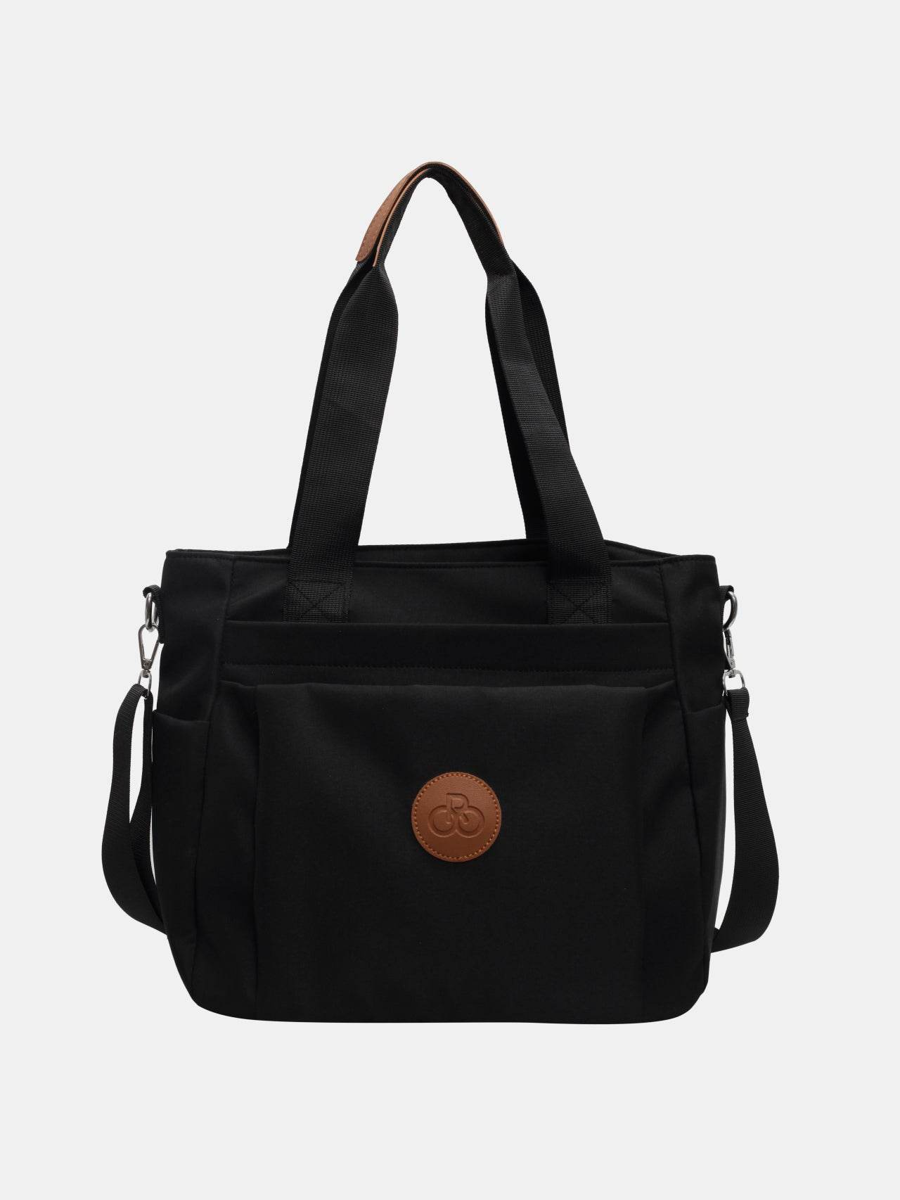 Nylon Solid Color Tote Bag - Delanoir