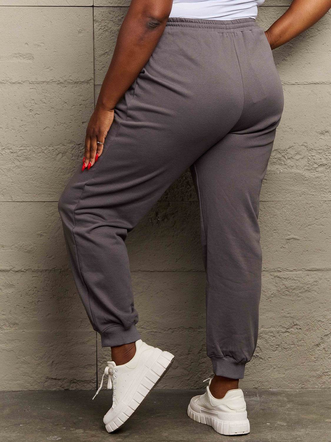 Simply Love Full Size Drawstring Sweatpants - Delanoir