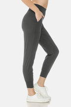 Leggings Depot Wide Waistband Slim Active Joggers - Delanoir