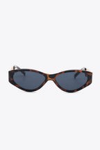 Chain Detail Temple Cat Eye Sunglasses - Delanoir