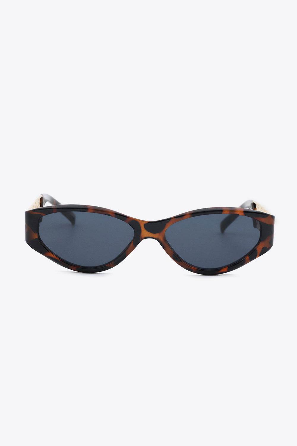 Chain Detail Temple Cat Eye Sunglasses - Delanoir