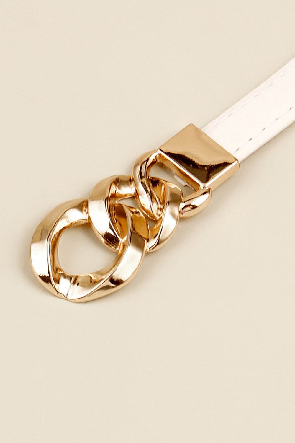 PU Skinny Belt - Delanoir