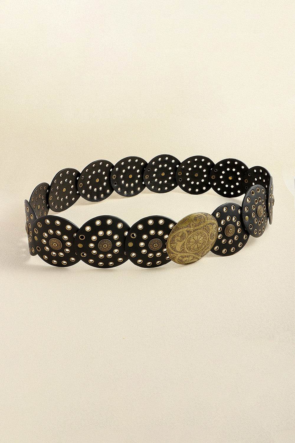 Vintage PU Leather Wide Belt - Delanoir