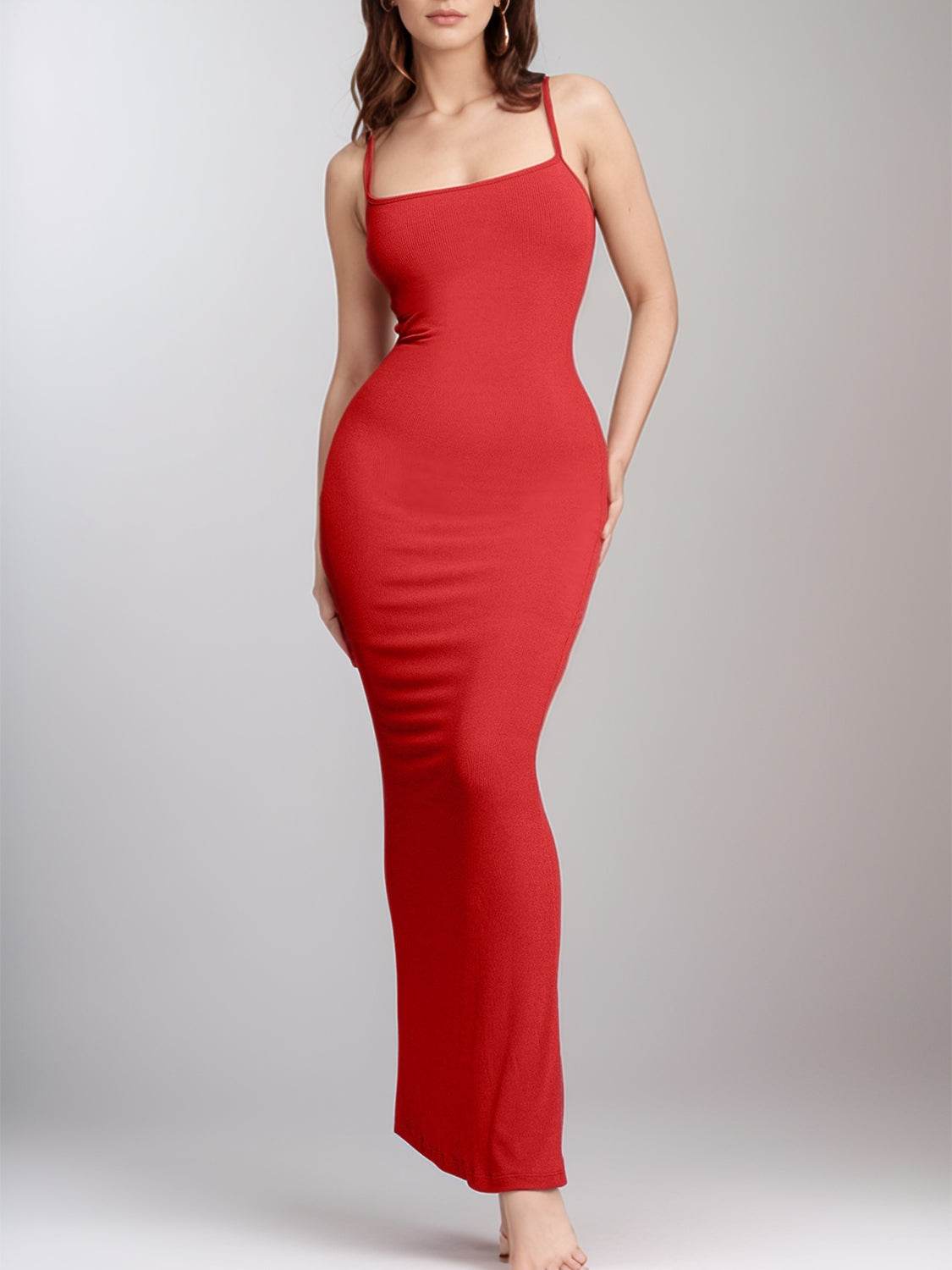 Basic Bae Built-In Shapewear Sleeveless Maxi Dress - Delanoir