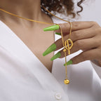 Stainless Steel Bead Necklace - Delanoir