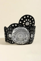 Vintage PU Leather Wide Belt - Delanoir