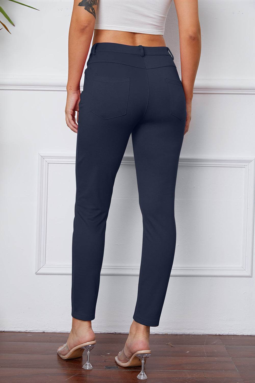 StretchyStitch Pants by Basic Bae - Delanoir