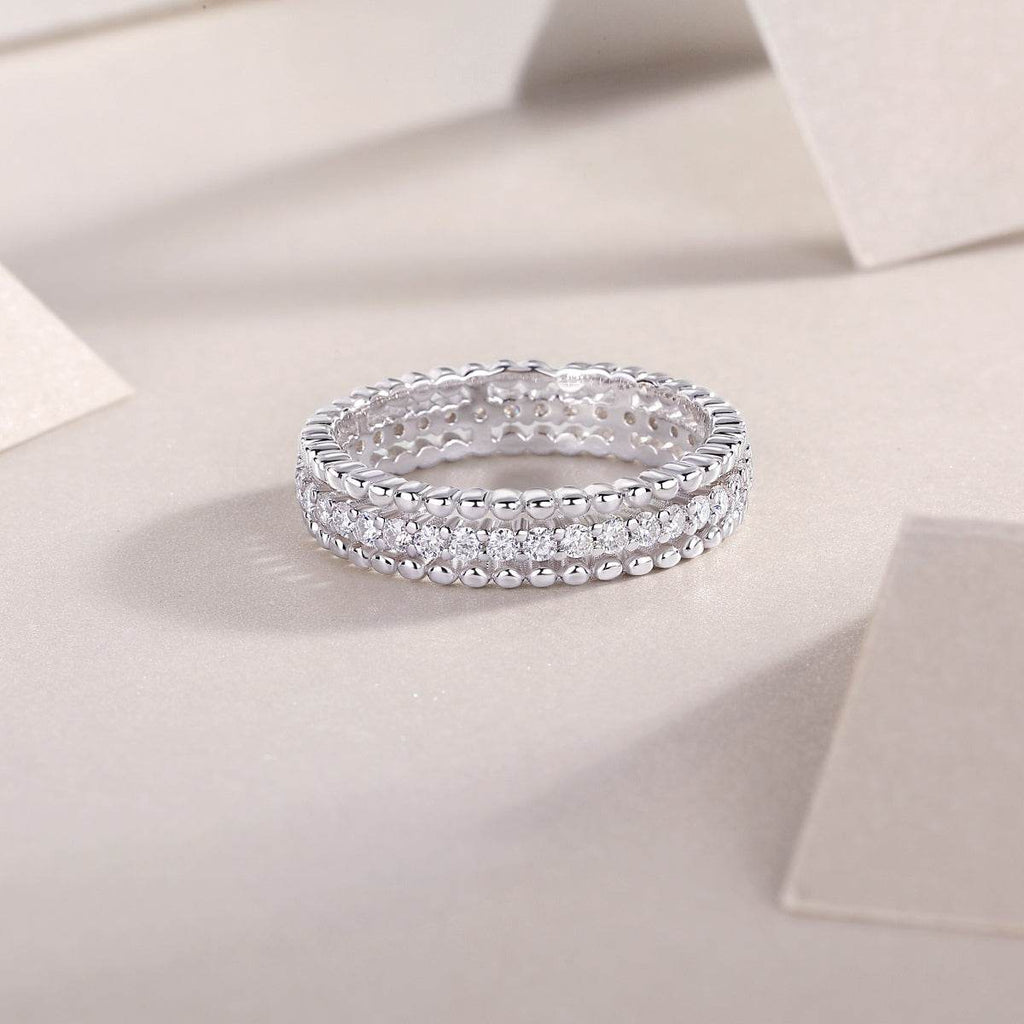 Moissanite 925 Sterling Silver Ring - Delanoir