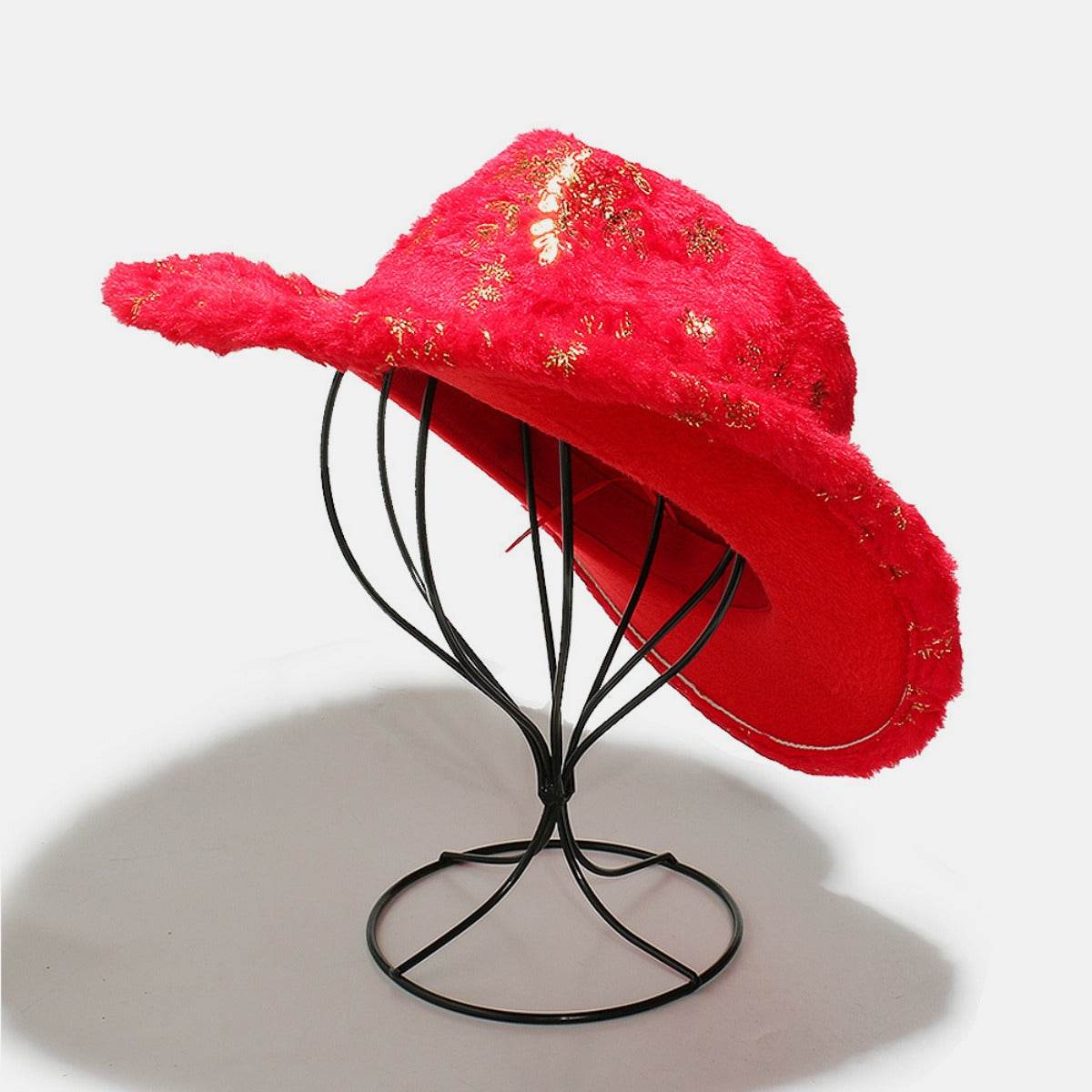 Fuzzy Snowflakes Polyester Hat - Delanoir