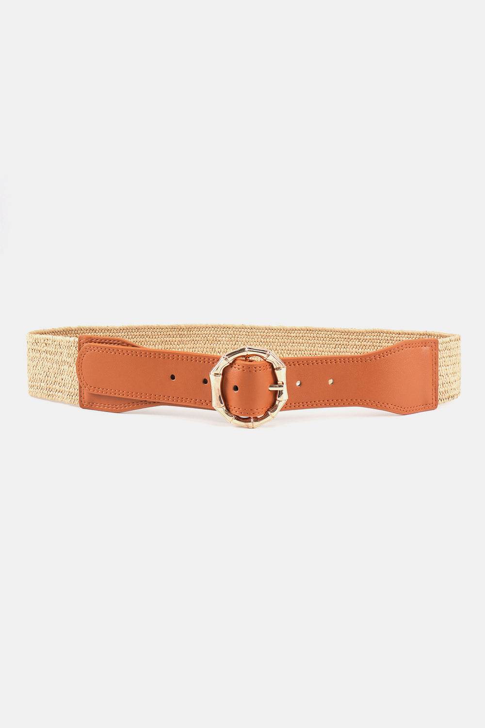 Alloy Buckle Braided Belt - Delanoir