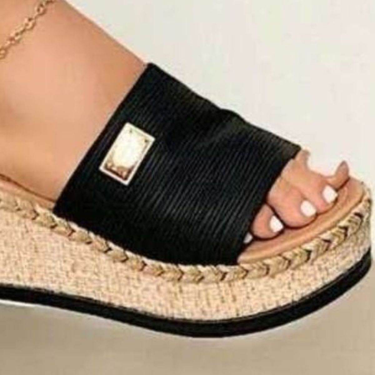 PU Leather Open Toe Sandals - Delanoir