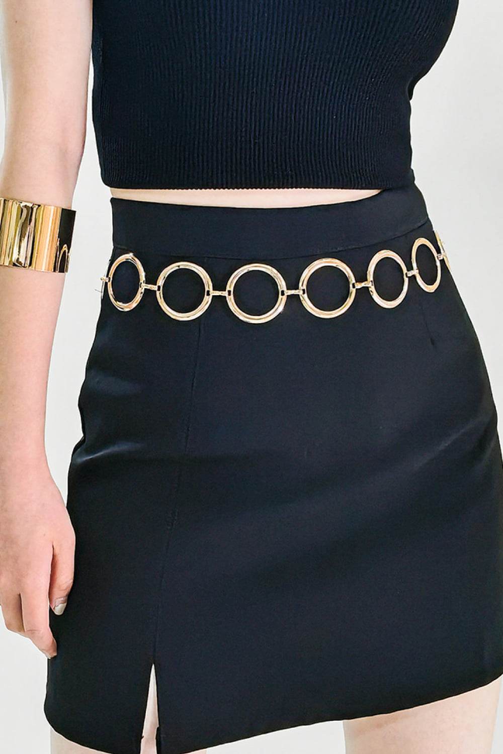 Circle Ring Chain Belt - Delanoir