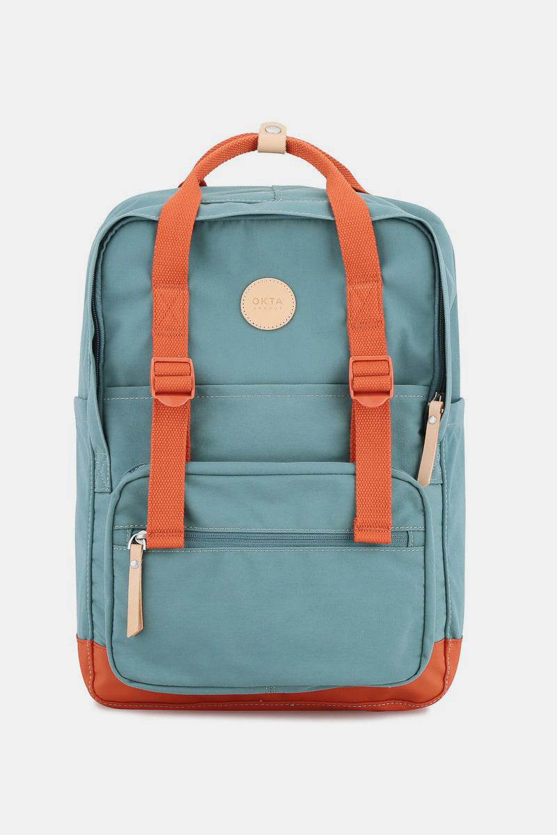 Himawari Waterproof Canvas Backpack Bag with Side Pockets - Delanoir