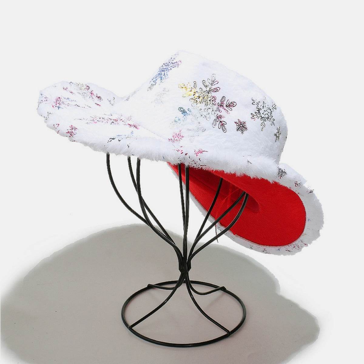 Fuzzy Snowflakes Polyester Hat - Delanoir