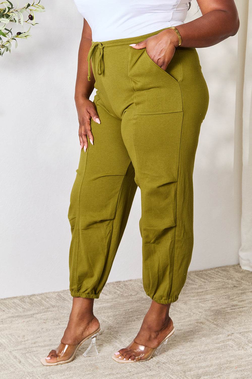 Culture Code Full Size Drawstring Sweatpants with pockets - Delanoir