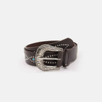 PU Leather Rhinestone Belt - Delanoir