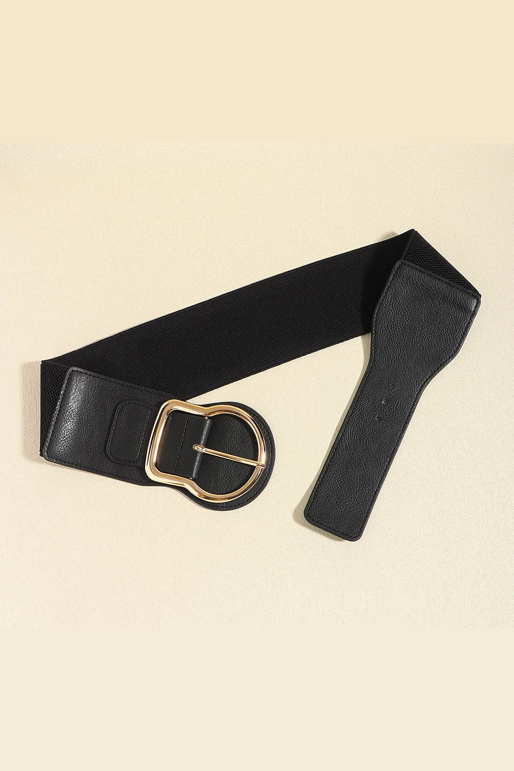 Zinc Alloy PU Leather Belt - Delanoir