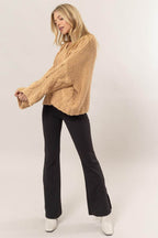 HYFVE Cable Knit V-Neck Sweater - Delanoir