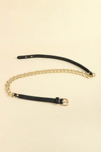 PU Leather Chain Belt - Delanoir