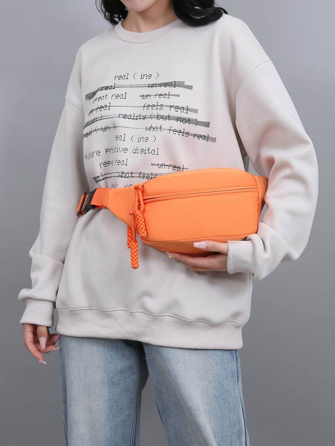 Oxford Cloth Adjustable Strap Sling Bag - Delanoir