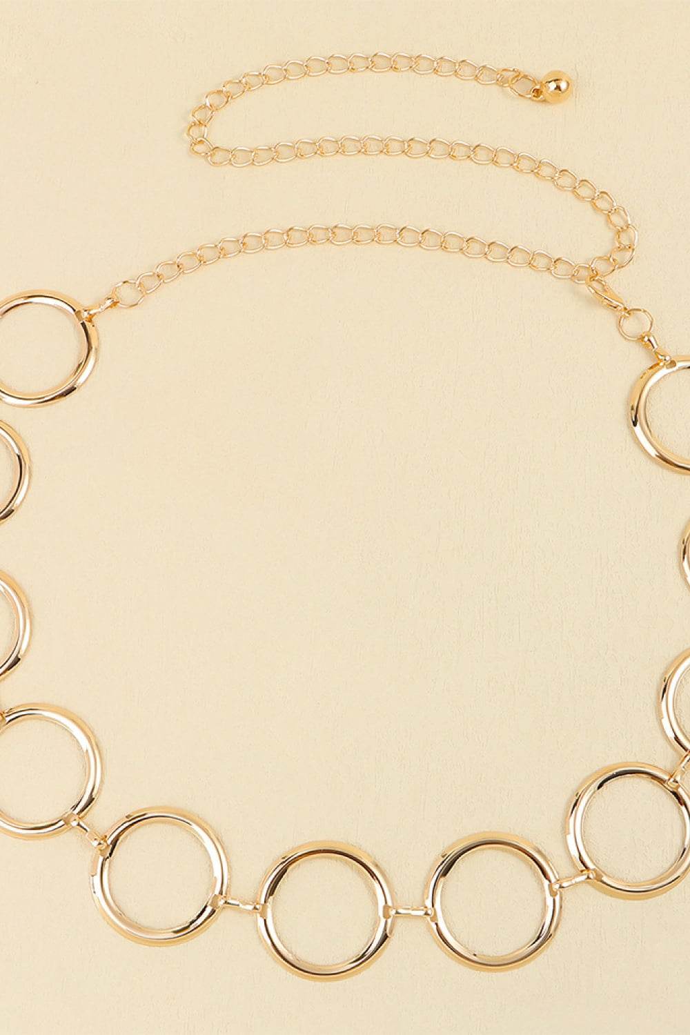 Circle Ring Chain Belt - Delanoir