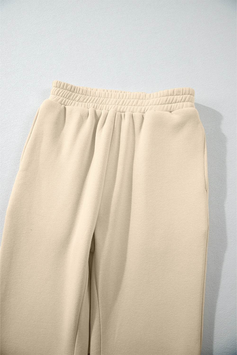 Half Snap Long Sleeve Hooded Top and Pants Set - Delanoir
