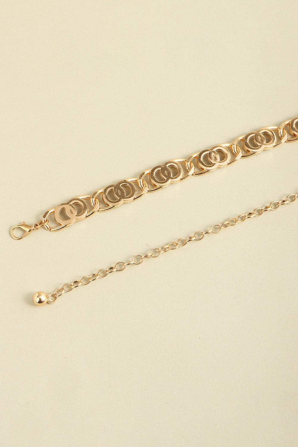 Alloy Lobster Clasp Belt - Delanoir