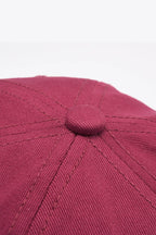 Embroidered Graphic Adjustable Baseball Cap - Delanoir
