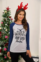 Full Size Graphic Long Sleeve T-Shirt - Delanoir