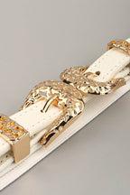 Double Buckle Elastic Belt - Delanoir