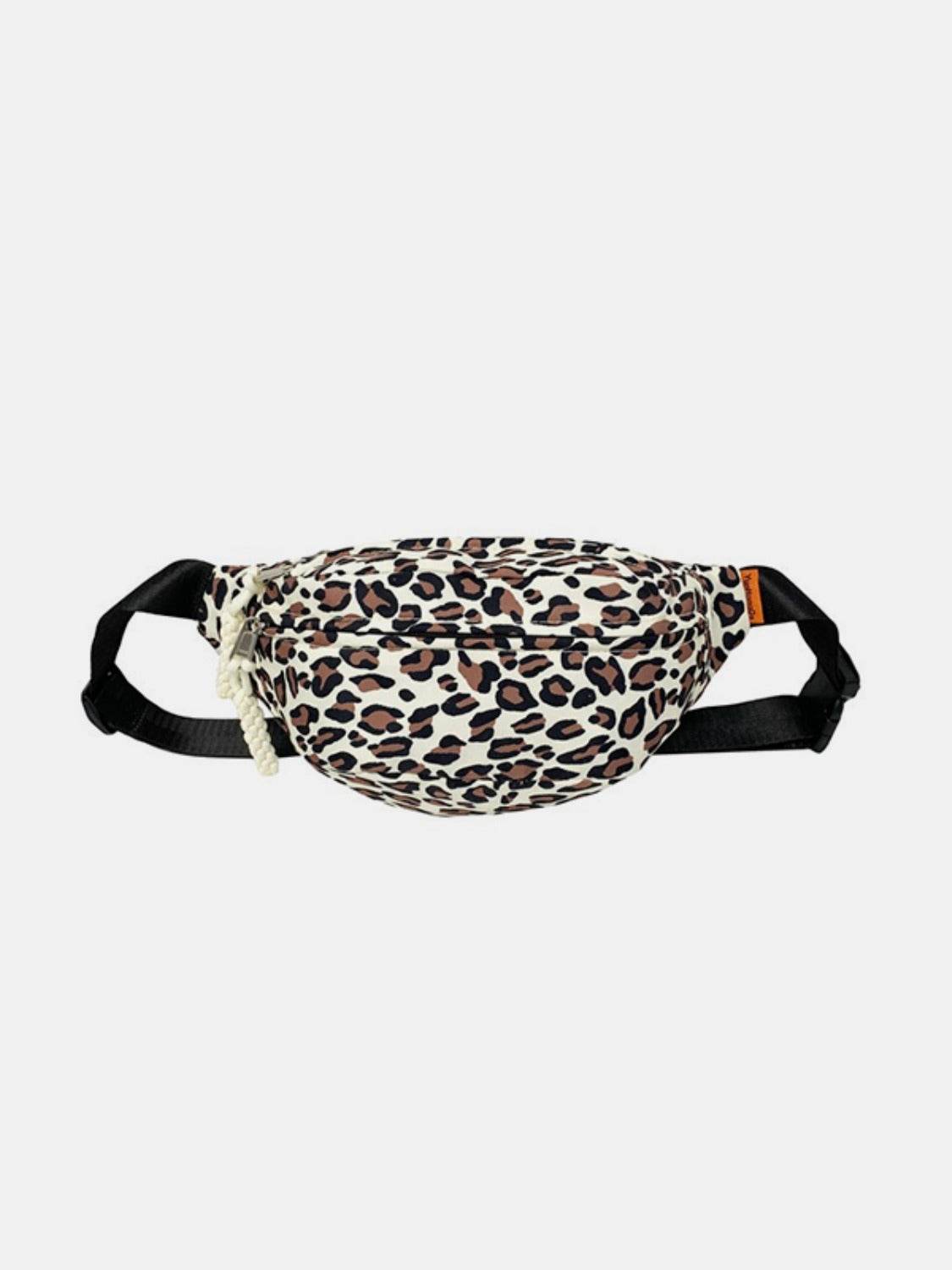 Leopard Nylon Crossbody Bag - Delanoir