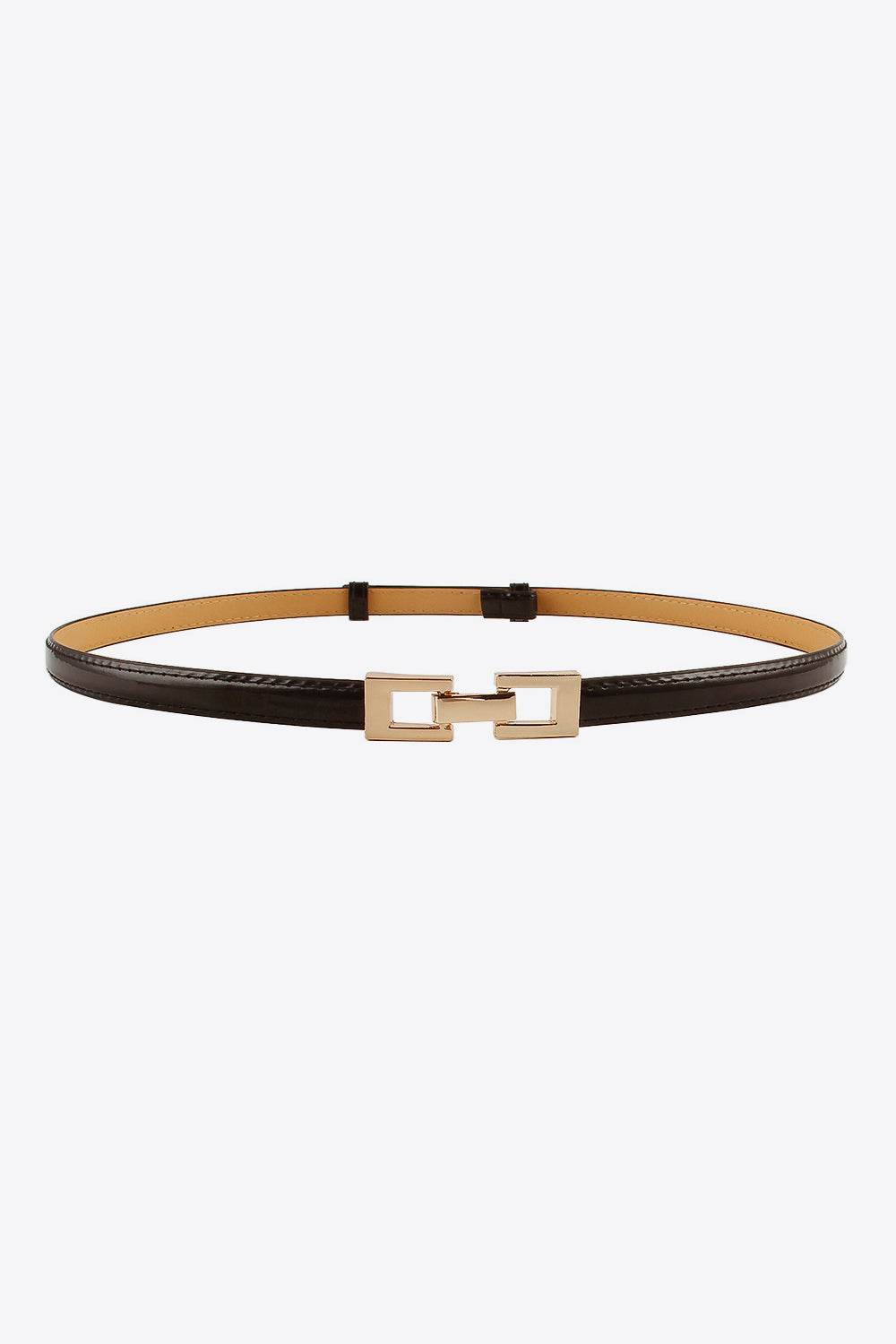 PU Skinny Belt - Delanoir