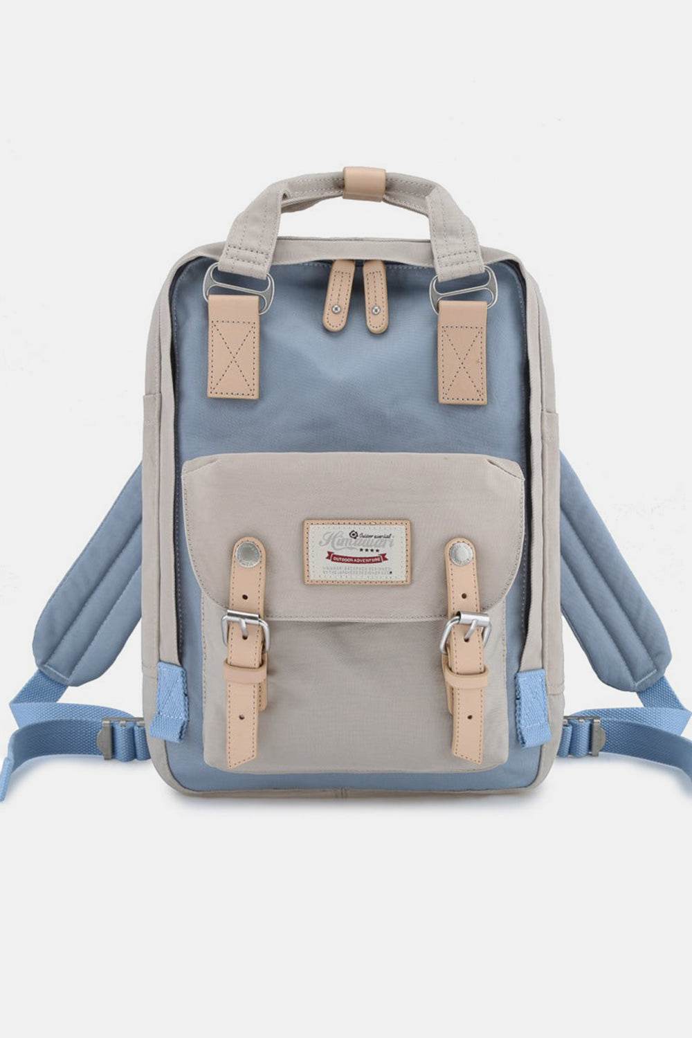 Himawari Contrast Waterproof Nylon Backpack Bag - Delanoir
