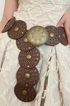 Zinc Alloy PU Disc Belt - Delanoir