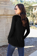 Basic Bae Full Size Round Neck Long Sleeve T-Shirt - Delanoir