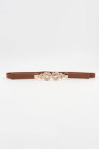 Zinc Alloy Buckle PU Leather Belt - Delanoir