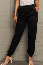 Simply Love Full Size Drawstring Sweatpants - Delanoir