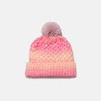 Gradient Knit Hat with Pompom - Delanoir