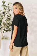 Basic Bae Full Size Round Neck Short Sleeve T-Shirt - Delanoir