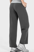 Millennia Drawstring Pocketed Active Pants - Delanoir
