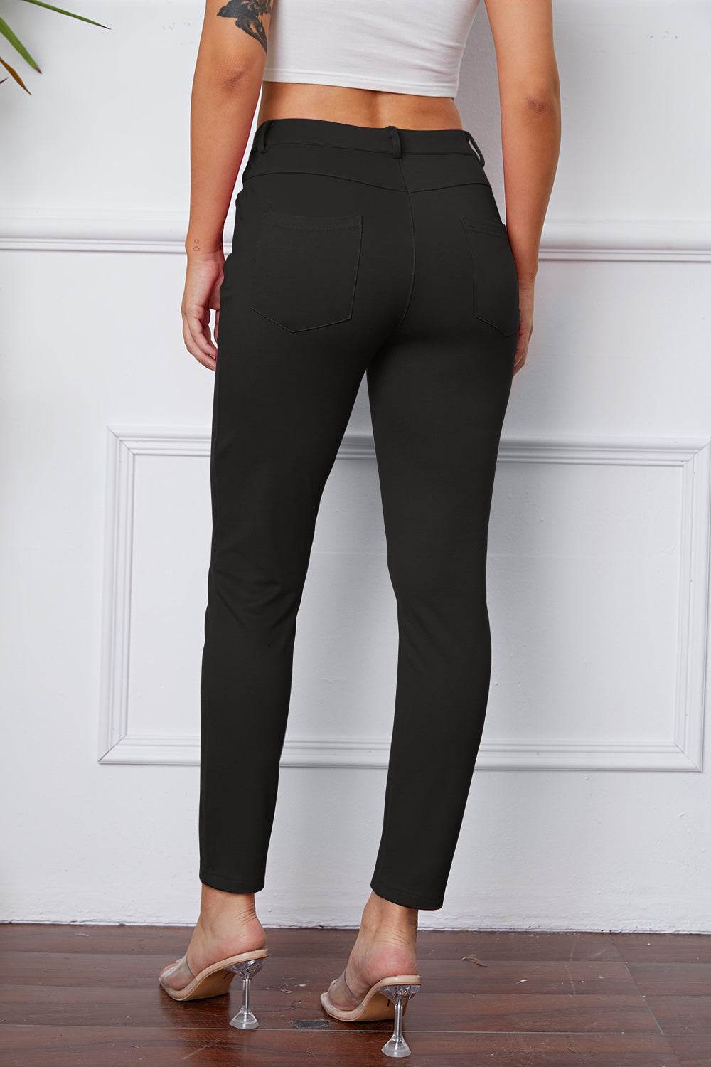 StretchyStitch Pants by Basic Bae - Delanoir