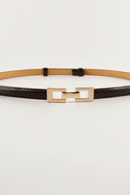 PU Skinny Belt - Delanoir