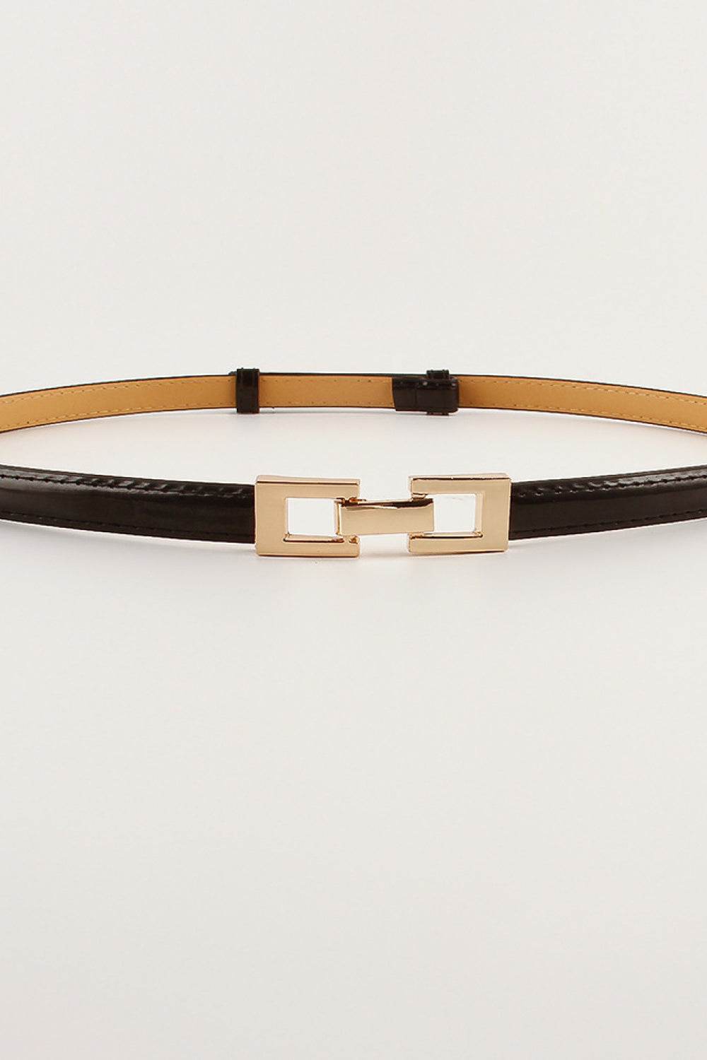 PU Skinny Belt - Delanoir