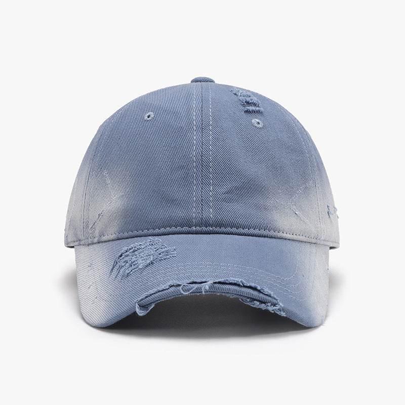 Distressed Adjustable Cotton Hat - Delanoir