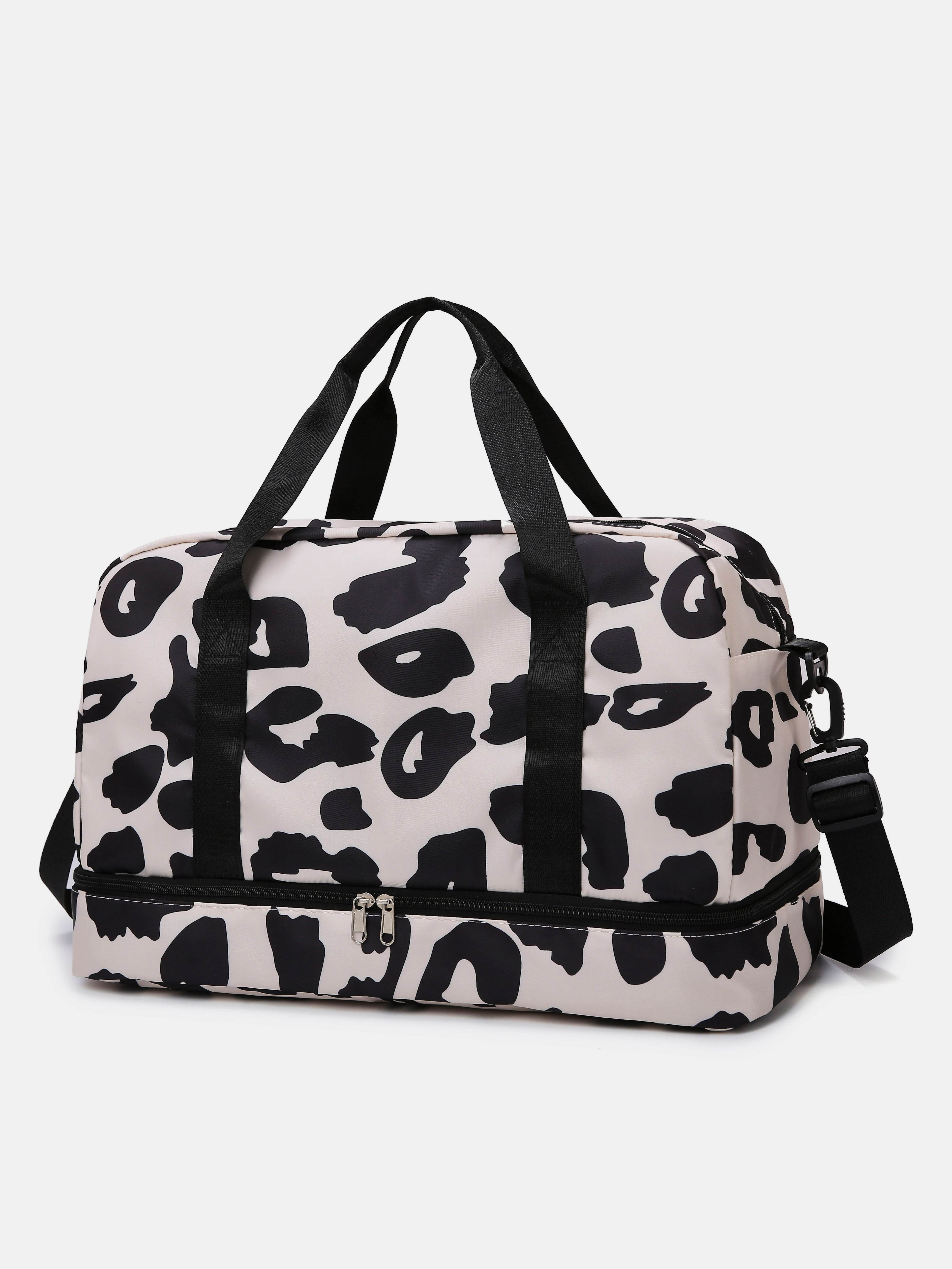 Oxford Cloth Leopard Travel Bag - Delanoir