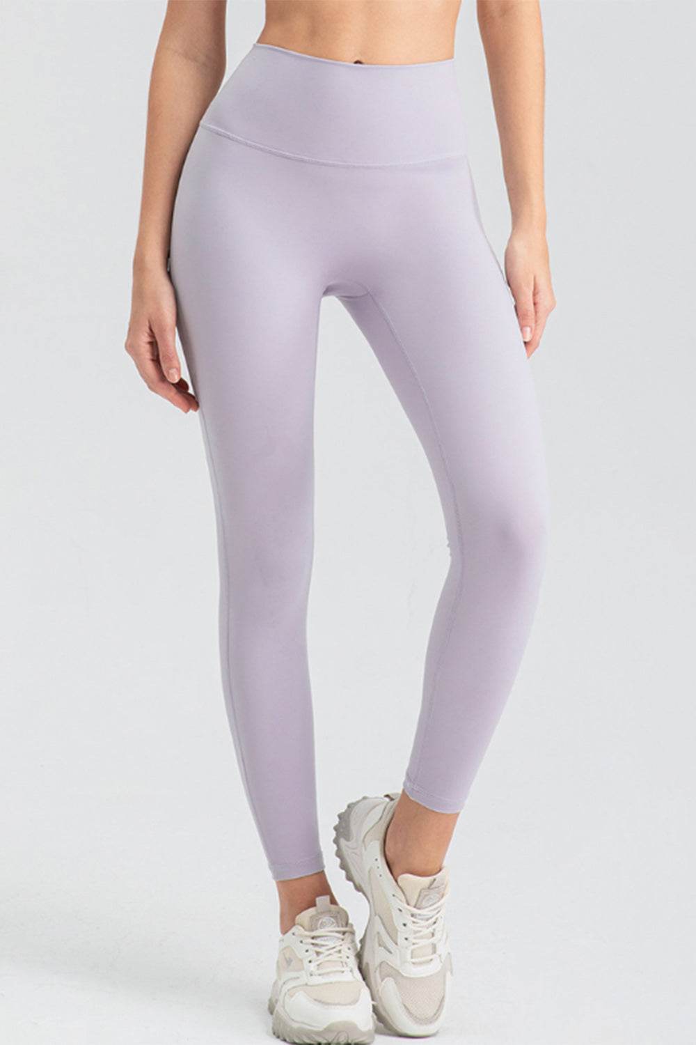 High Waist Skinny Active Pants - Delanoir