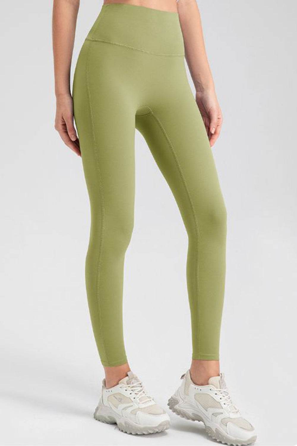 High Waist Skinny Active Pants - Delanoir