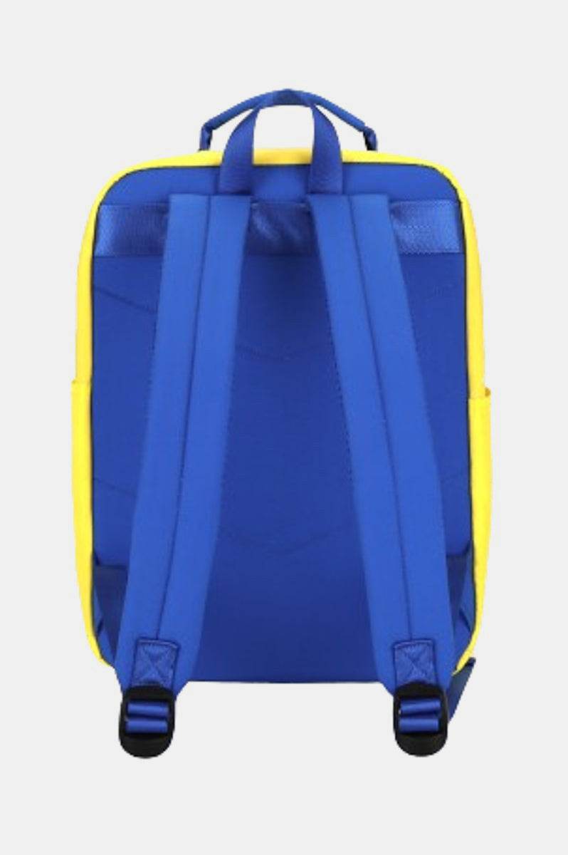 Himawari Contrast Nylon Backpack Bag with Handles - Delanoir